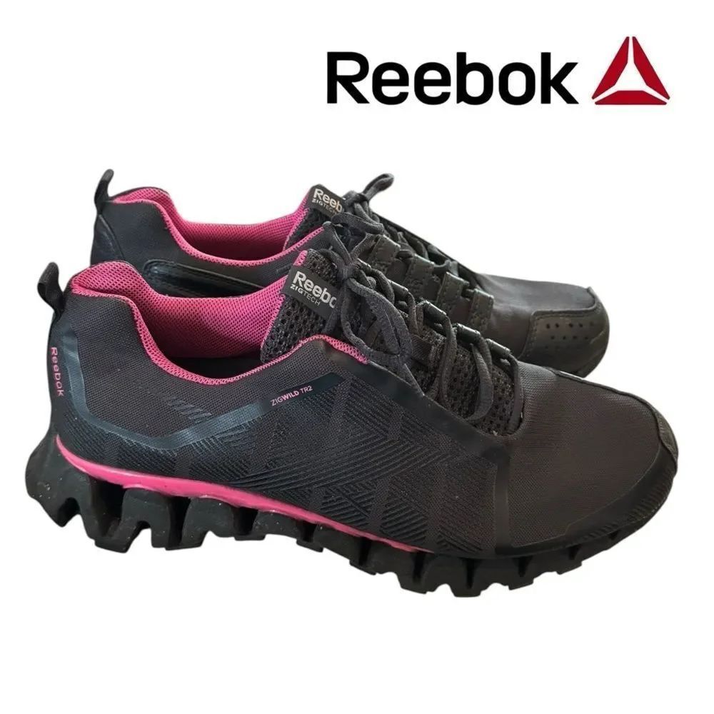 Reebok Women's ZigWild TR2 Black Pink BD1700 Lace-Up Running Shoes Sneakers 11